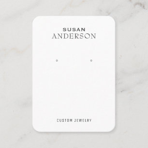 Tarjeta De Visita Pantalla de conexión Minimalista