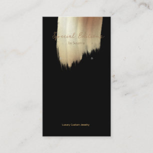 Tarjeta De Visita Pantalla de conexión negra con el logotipo de inte