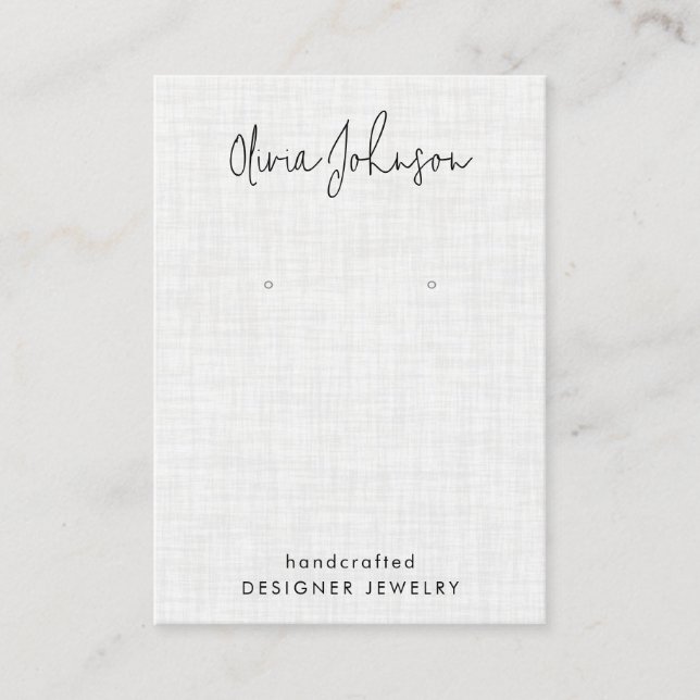 Tarjeta De Visita Pantalla de emparejamiento de joyas de patrón de l (Anverso)