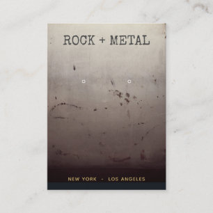 Tarjeta De Visita Pantalla de emparejamiento de textura de desgaste 