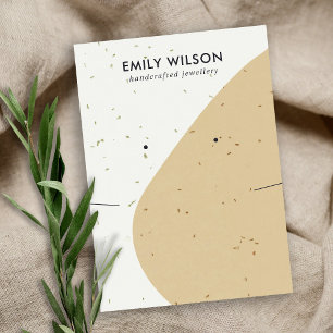 TARJETA DE VISITA PANTALLA DE GANADO DE OJOS DE OCRO AMARILLO CERAMI