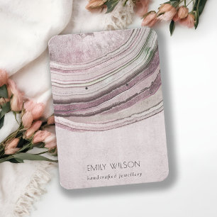 Tarjeta De Visita Pantalla de ganancia de tierra de Lilac Agate de R