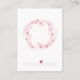 TARJETA DE VISITA PANTALLA DE GANANCIAS DE COLOR DE AGUA DE COLOR DE