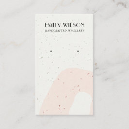 TARJETA DE VISITA PANTALLA DE GANANCIAS DE ERAMIC RUBOR PEACH STUD