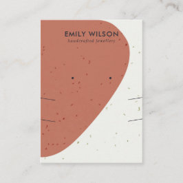 TARJETA DE VISITA PANTALLA DE GANANCIAS DE LA TERRACOTA CERAMICA