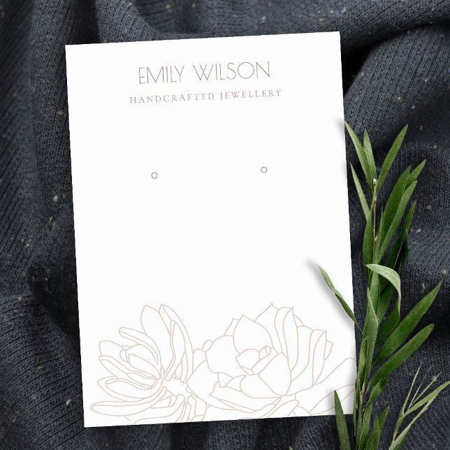 TARJETA DE VISITA PANTALLA DE GANANCIAS DE LLAMADAS DE RUBOR SUCULEN (Subido por el creador)