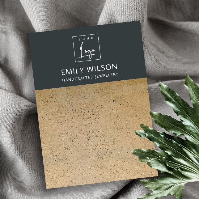 TARJETA DE VISITA PANTALLA DE GANANCIAS DE LOGO DE TEXTURA DE TERRAC (Subido por el creador)