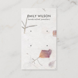 TARJETA DE VISITA PANTALLA DE GANANCIAS DE PETAL ROSA DE PAPEL 2 STU