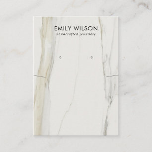 TARJETA DE VISITA PANTALLA DE GANANCIAS DE TEXTO DE MÁRMOL DE CALAC