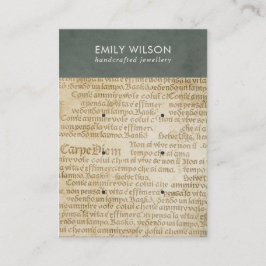 TARJETA DE VISITA PANTALLA DE GANANCIAS DEL PERIÓDICO 3 DE VINTAGE G