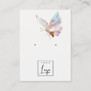 Tarjeta De Visita Pantalla de inicio del logotipo de mariposa de Rub