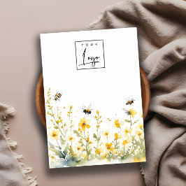 Tarjeta De Visita Pantalla de joyas con logotipo de flor silvestre a