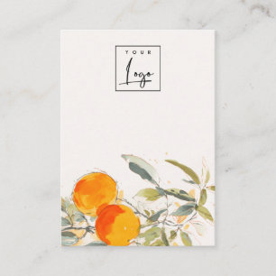 Tarjeta De Visita Pantalla de joyas en blanco con el logotipo de la