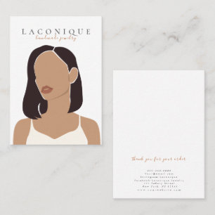 Tarjeta De Visita Pantalla de joyas   Retratos Chicas   Resumen
