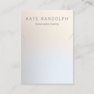 Tarjeta De Visita Pantalla de joyería de pulsera de cuello moderno s