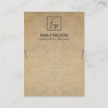 PANTALLA DE LOGO DE TEXTURA DE TERRACOTTA RÚSTICA