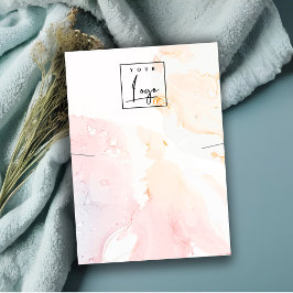 Tarjeta De Visita Pantalla de logotipo de collares de color rosa abs