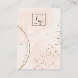 Tarjeta De Visita Pantalla de logotipo de ganancia de collar de oro