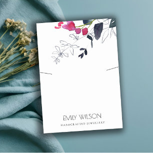 TARJETA DE VISITA PANTALLA DE NECKLACE DE LA FAUNA DE EUCALÍPTUS AZ