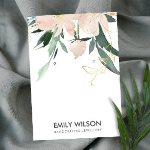 TARJETA DE VISITA PANTALLA DE PRESENTACIÓN DEL COLOR DE AGUA DE FLO