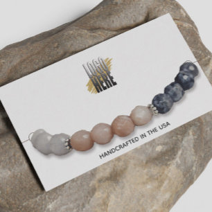 Tarjeta De Visita Pantalla de pulsera Blanco Tu Logo Medios Sociales