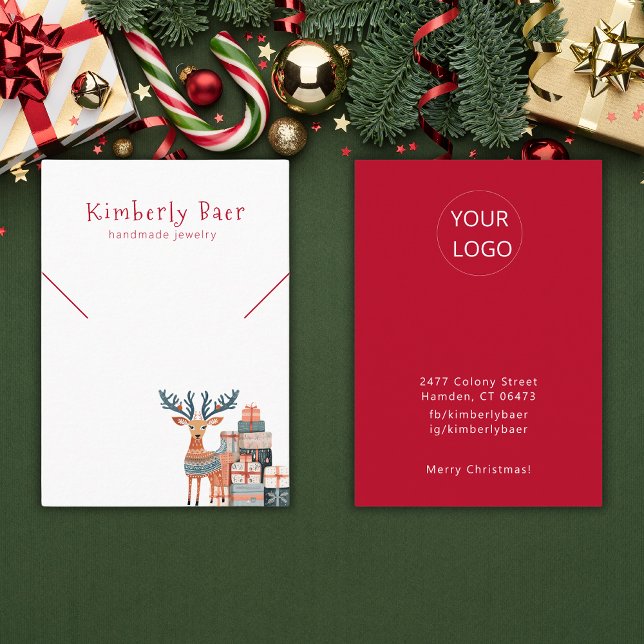 Tarjeta De Visita Pantalla de pulsera de cuello rojo blanco para Nav (Subido por el creador)