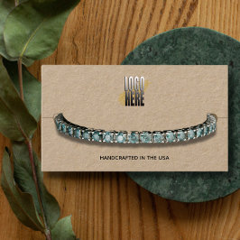 Tarjeta De Visita Pantalla de pulsera Kraft Your Logo Social Media