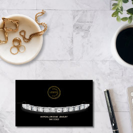 Tarjeta De Visita Pantalla de pulsera negro con logotipo Pantalla de