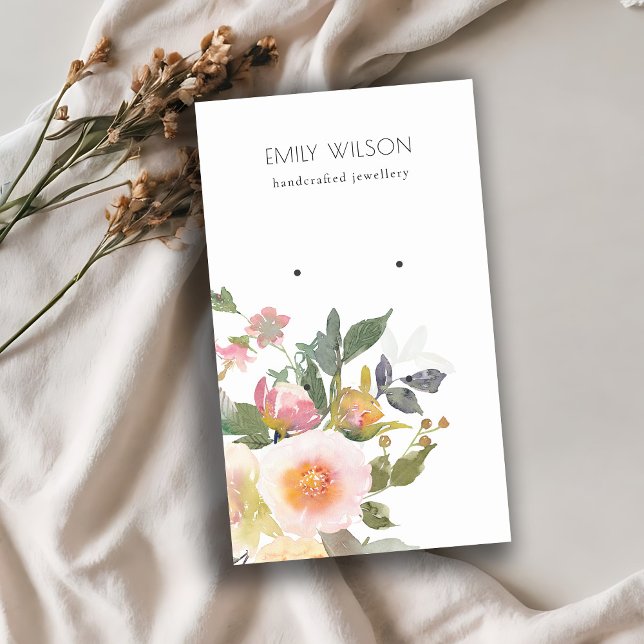 Tarjeta De Visita Pantalla de reposo de Bungalows florales rosados P (Subido por el creador)