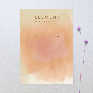 Tarjeta De Visita Pantalla de riego de color Boho Terracotta
