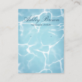 Tarjeta De Visita Pantalla de riego de joyas hechas a mano en el océ