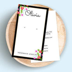 Tarjeta De Visita Pantalla de riego floral cúpula