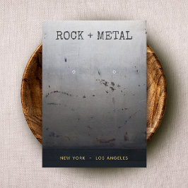 Tarjeta De Visita Pantalla de riego gris gris oscuro