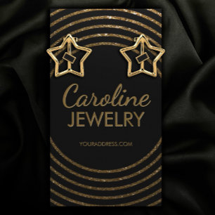 Tarjeta De Visita Pantalla de rotación de círculo de Relieve metaliz