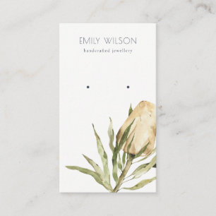 Tarjeta De Visita Pantalla de verano floral banksia nativa