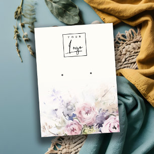 Tarjeta De Visita Pantalla del logotipo de navegación floral para Ro