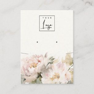 Tarjeta De Visita Pantalla del logotipo del collar del collar de flo