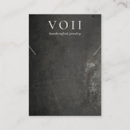 Tarjeta De Visita Pantalla Guay Black Rustic Necklace con brazalete