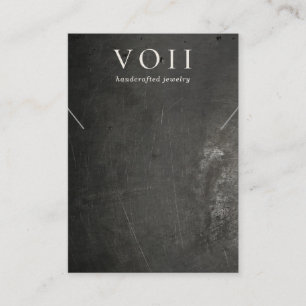 Tarjeta De Visita Pantalla Guay Black Rustic Necklace con brazalete