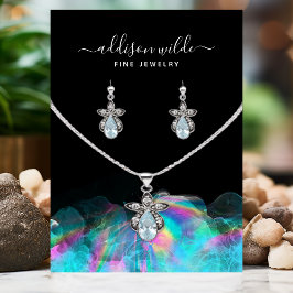 Tarjeta De Visita Pantalla Holográfica de anclaje de cuello de alcoh