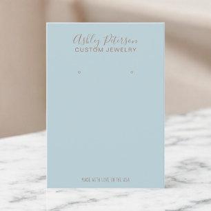 Tarjeta De Visita pantalla minimalista de auriculares con joyas de c