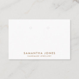 Tarjeta De Visita Pantalla minimalista de joyería moderna Earrings