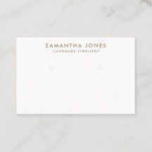 Pantalla minimalista de joyería moderna Earrings