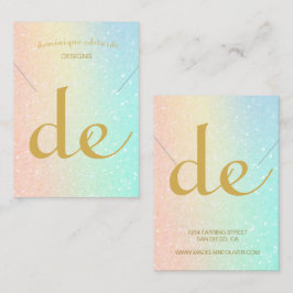 Tarjeta De Visita Pantalla moderna de collar