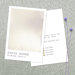 Tarjeta De Visita Pantalla moderna de collares de color de agua abst