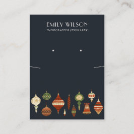 TARJETA DE VISITA PANTALLA NAVY NRISTMAS ORNAMENT NECKLACE BUSCAR