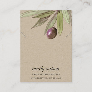 TARJETA DE VISITA PANTALLA RÚSTICA DE BRACELET DE LA FAUNA DE LA AC