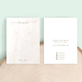 Tarjeta De Visita Pantalla Sencilla de Síntesis de Guión