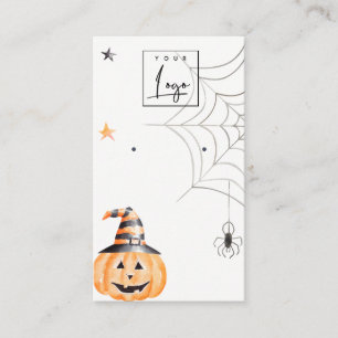 Tarjeta De Visita Pantalla Stud Earl de Logotipo de la Calabaza de H