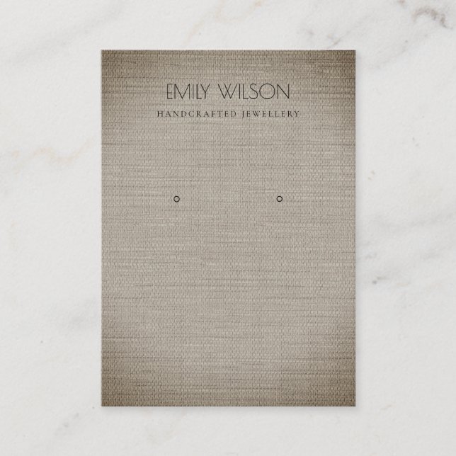 TARJETA DE VISITA PANTALLA TEXTUAL DE LA CAÑA DE RELIEVE METALIZADO  (Anverso)